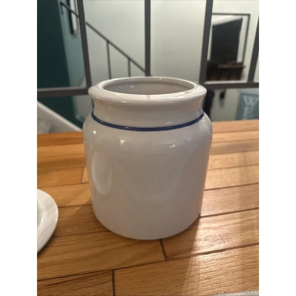 Vintage Hand painted Crock Personalized 